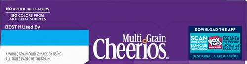MULTI GRAIN CHEERIOS, HEART HEALTHY BREAKFAST CEREAL, GLUTEN FREE, 9 OZ