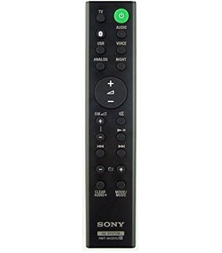 thumbnail image 2 of Replacement Remote Control For Sony Soundbar | Compatible With HT-MT300, HT-MT301 Speaker Systems | Model RMT-AH301U 2 of 10