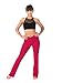 Theatricals Adult V-Front Boot Cut Cotton Pants N5504BLKM Black Medium