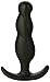 Doc Johnson Mood - Naughty 3 - Silicone Anal Plug - Large - 4.9 in. Long and 1.2 in. Wide - Tapered Base for Comfort Between The Cheeks - Large - Black
