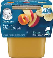 gerber apricot mixed fruit