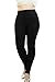 American Trends Premium Soft Women's Slimming Tummy Control Leggings Regular and Plus Size High Waisted Tights Stretchy Pants