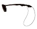 Fly Ties - Fly Fishing Line Sunglass Retainer/Strap - Light Weight, Waterproof, Multiply Color and Size Options (Large, Black)