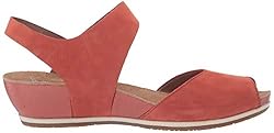 Dansko Women's Vera Slide Sandal, Coral Milled