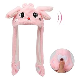 Hopearl Kitty Hat with Ears Moving Jumping Pop Up