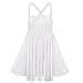 FEESHOW Kids Girls Empire Waist Gymnastics Camisole Leotard Ballet Dance Dress Ballerina Costumes