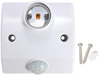 Pir Sensor - 1pc E27 Screw Infrared Sensor Human Body Induction Lamp Holder 110 220v - Shades Stained Clear Table Antique Wholesale Bases Wooden Glass Kids Ports Metal Only Without Lamp