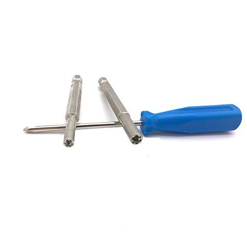 Security Screwdriver Bit Set, Taessv 3.8 mm & 4.5 mm Security Screwdriver Game Bit Tool Set for Nintendo System and Cartridge Also Super Console Games