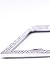 The Friendly Swede Sparkle Crystal Bling License Plate Frame with 8 Crystal Rows in Gift Box (Clear)