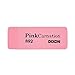 Dixon Pink Carnation Wedge Erasers, Medium, Pink, 2