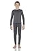 Rocky Thermal Underwear For Boys (Long Johns Thermal Set) Shirt & Pants, Base Layer w/Leggings/Bottoms Ski/Extreme Cold (Charcoal - Medium)