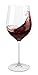 Wine Science Crystal Wine Glasses Set of 4 with 4 Coasters - Hand Blown Premium Red Wine Glasses 19 oz