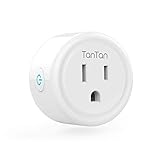 Smart Plug TanTan Wi-Fi Wireless Mini Socket Outlet Works with Amazon Alexa and Google Home & IFTTT, No Hub Required, Remote Control Your Devices from Anywhere, ETL Listed [Upgraded Version]
