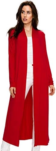 EttelLut Long Lightweight Wrap Cardigans Sweaters Open Front Regular Plus Size
