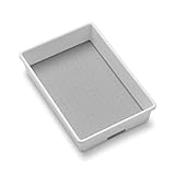 madesmart Classic 9.75" x 6.75" Bin - White | CLASSIC COLLECTION | Soft-grip Lining and Non-slip Rubber Feet | BPA-Free