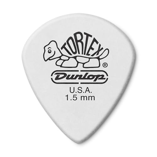Dunlop 498R1.5 Tortex® Jazz III XL, Black, 1.5mm, 72/Bag