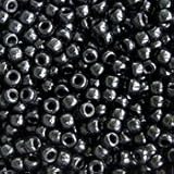 JOLLY STORE Crafts Black Pony Beads 9x6mm 500pc