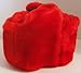 Russian Soviet Fur Military Cossack Ushanka Hat Multicolor (Red, L(60))