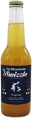 Up Mountain Switchel - Sparkling Swizzle Ginger Drink Bottle Original - 12 fl. oz.