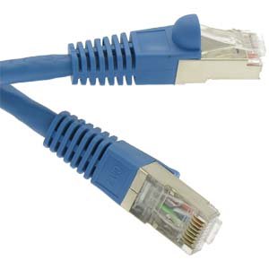 15Ft Cat.7 SSTP Patch Cable 600MHz Molded Blue