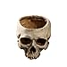 Xinhuaya Retro Human Skull Head Flower Pot Planter Bed Box Container Replica Home Bar Decor