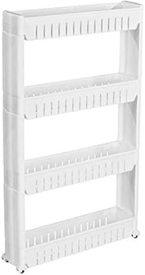 Laundry Room Organizer Mobile Shelving Unit Organizer With 4