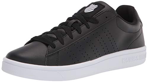 K-Swiss Men's Court Casper Sneaker, Black/White, 12 M in Kuwait