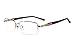 Agstum Titanium Half Rim Glasses Frame Prescription Eyeglasses 55-18-145