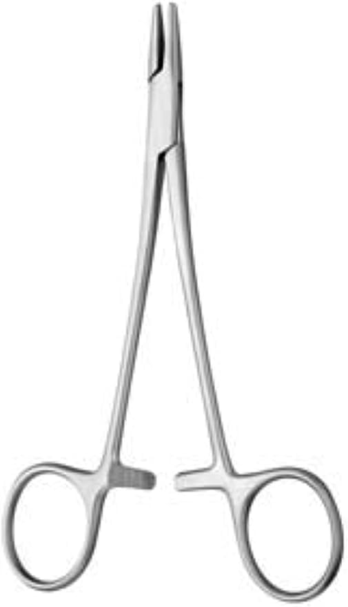 Baumgartner Needle Holder, Veterinary Tools, Locking Pliers Stud Ball Earing Holder