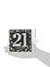amscan 5018734 Sparkling Celebration 21 Beverage Napkins, Multi Color