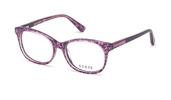 guess purple eyeglass frames