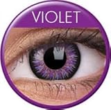 Women Multi-Color Cute Charm and Attractive Fashion Contact Lenses Cosmetic Makeup Eye Shadow Violet 3 by Dream TM