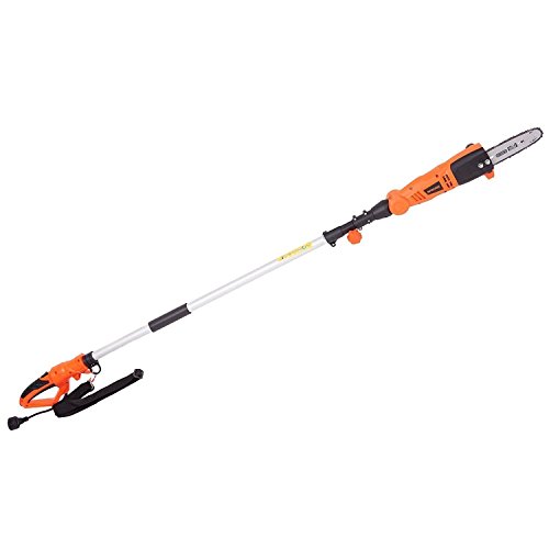 NBCYHTS 6.5-Amp Telescoping Electric Pole Chain Saw with Automatic Chain Lubrication System