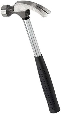 8oz Claw Hammer Steel Tube Handle PVC Grip - Easy for Anyone to Use