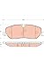 TRW Automotive TPC1098 Disc Brake Pad Set for Land Rover LR3: 2005-2009 and other applications Front, Black