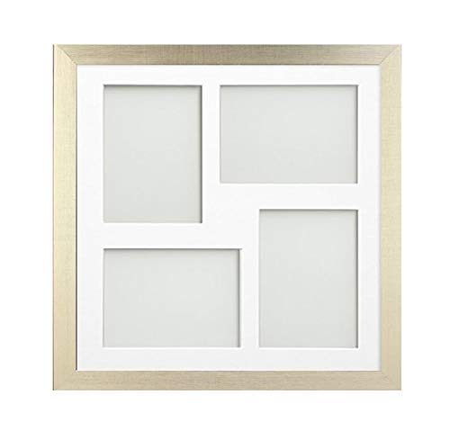 Frame Company Simpson Gold Multi Aperture Photo Frame, 40x40cm for 7x5 inch (x4 mix)