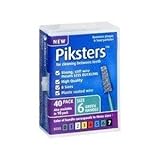PIKSTERS - for cleaning between teeth-Size 6 (Green)- 40Pk
