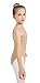 DANSHOW Women and Girls Nude Seamless Camisole Undergarment Leotard with Transition Straps