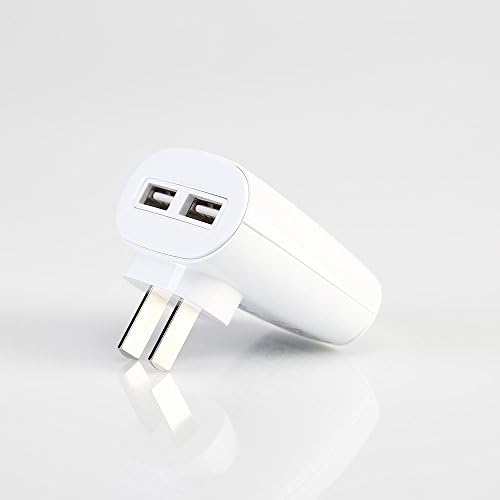 SOSLPAI,Small hyun wind 5V/2.1A USB Charger Plug (3C、CE、FCC、ROHS、VI） Charger Adapter for iPhone, iPad, Galaxy, Mobile Phones, Camera, Tablet，Huawei, LG, Sony, Android system and more (white)
