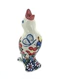 Polish Pottery Garden Butterfly Pie Bird