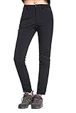 Geval Women's Outdoor Camping & Hiking Waterproof Fleece Snow Ski Pants