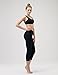 Tesla TM-FYC32-BLK_Medium Yoga Pants High-Waist Tummy Control w Hidden Pocket FYC32