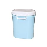 Portable Milk Powder Dispenser with Scoop | Formula Storage Box, Food Candy Container | BPA Free (Gift for Kids and Mom) (Blue, Large)