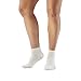 Ames Walker AW Style 140 Coolmax 20-30 mmHg Firm Compression Anklet Socks White Xlarge