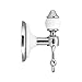 MODONA Double Robe & Towel Hook - White Porcelain & Chrome - Arora Series - 5 Year Warrantee