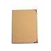 Ardour Van K-Musculo Kraft 6-Ring Binder, Chris.W A5 Size Binding Cover with Metal Corner Guard - for DIY Planner/Journal/Notebook/Diary/Album