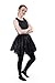 Classic Layered Princess Tutu for Holiday Costumes, Fun Runs,and Everyday Wear Over Leggings Black