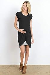 Hello Miz Color Block Asymmetrical Maternity
