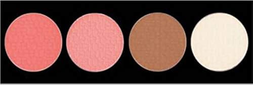 LA GIRL Beauty Brick Blush Collection – Pinky Blush-Palette Mit 4 Farben