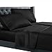 Nestl King Size Sheets Set - 4 Piece King Sheets, Deep Pocket, Hotel Luxury, Extra Soft, Breathable and Cooling, Black King Bed Sheets